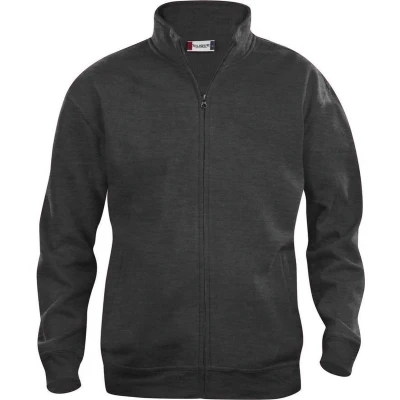 Afbeelding van Clique Basic cardigan Antraciet Melange maat XL