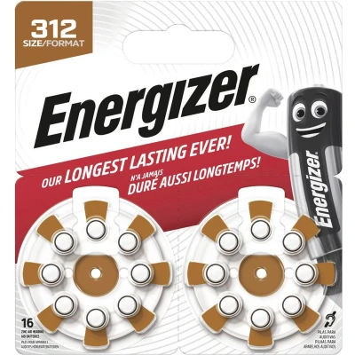 Afbeelding van Energizer Knoopcel ZA13 1.45 V 16 stuk(s) Zink lucht ENR EZ Turn &amp; Lock (13)