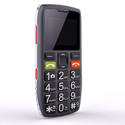 Afbeelding van Ontgrendelde Senior Mobiele Telefoon met Grote Toetsen, SOS knop, artfone C1 Senior, VGA camera, FM radio, Luidspreker, Batterij 1400 mAh, 2G GSM, Zwart