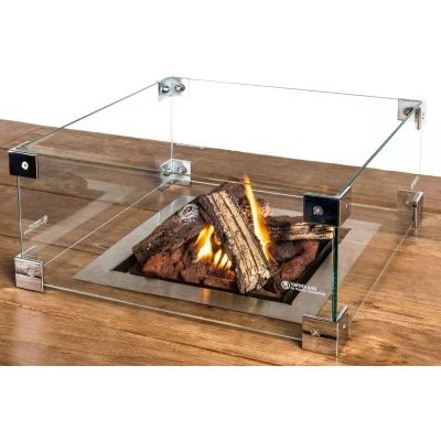 Afbeelding van Happy Cocooning Glazen ombouw Inbouwbrander Vierkant