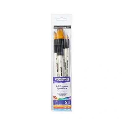 Afbeelding van Daler Rowney Graduate Set van 5 synthetische aquarelkwasten