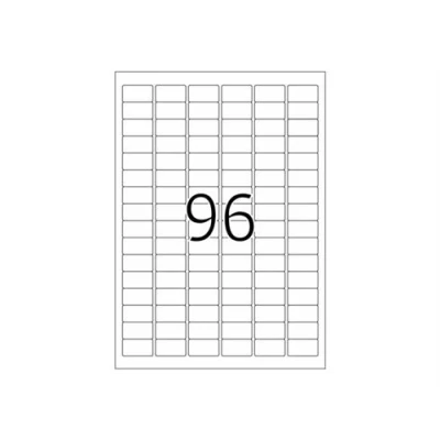 Afbeelding van Etiket HERMA 8832 30.5x16.9mm mat wit 2400stuks