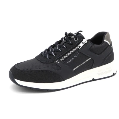 Afbeelding van Marco Tozzi Heren Sneaker 13613 805 Blauw Maat 40