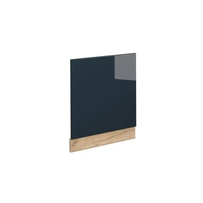 Afbeelding van Vicco Voorpaneel Fame Line, Donkerblauw hoogglans/Krachtige eik goud, 60 cm
