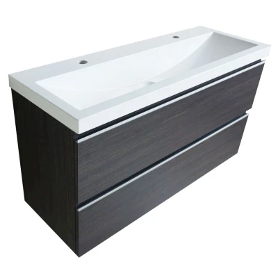Afbeelding van Wiesbaden onderkast 100cmx36cm zo.wastafel houtn.grijs