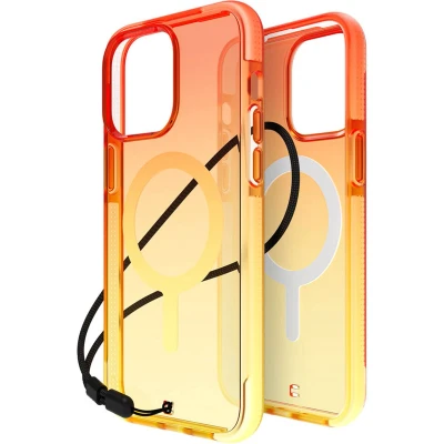 Afbeelding van BodyGuardz Ace Pro MagSafe geschikt voor iPhone 15 Max Peach Sorbet Ombre