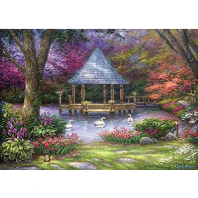 Afbeelding van Grafika Chuck Pinson Swan Pond 500 Teile.