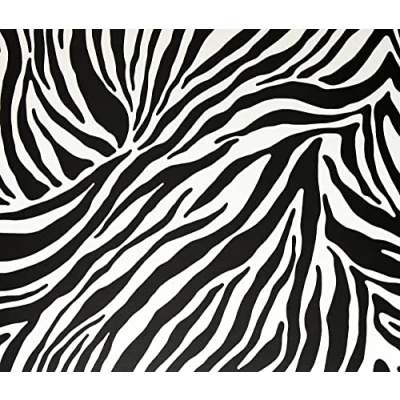 Afbeelding van Decoratie plakfolie meubelfolie Zebra 45 cm x 2 meter zelfklevend Decoratiefolie Plakplastic Raamfolie