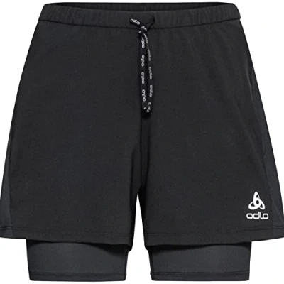Afbeelding van ODLO 2IN1 Essential 3 INCH Korte broeken, Dames, Maat: XS, Black