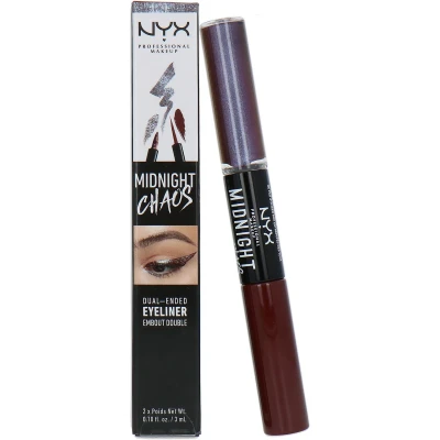 Afbeelding van NYX Midnight Chaos Dual Ended Eyeliner Rust/Midnight Rouge