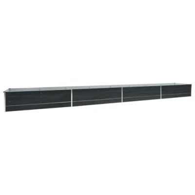 Afbeelding van Plantenbak verhoogd 600x80x45 cm gegalvaniseerd staal antraciet