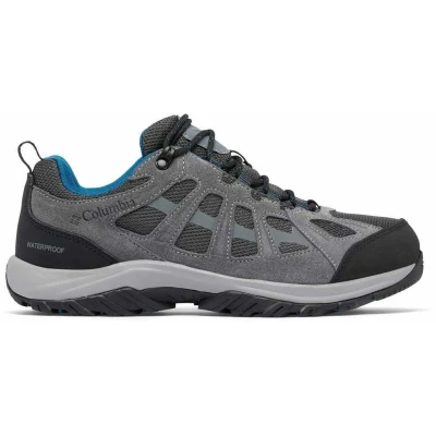 Afbeelding van Columbia Redmond III Waterproof Outdoorschoenen, Heren, Maat: 47, Shark/phoenix blue Leer en textiel