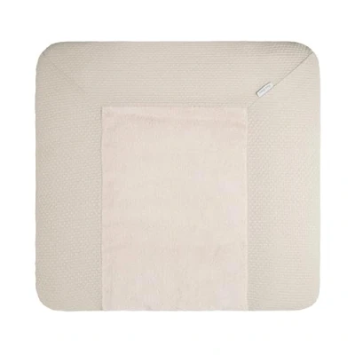Afbeelding van Baby&#039;s Only Gebreide baby aankleedkussenhoes Waskussenhoes Overtrek verzorgingskussen Sky Warm Linen 75x85 cm