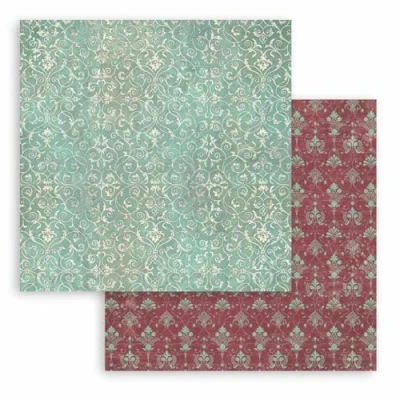 Afbeelding van Stamperia Master of Magic 12x12 Inch Paper Sheets Turquoise Tapestry (10pcs) (SBB1054)