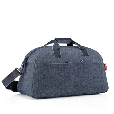 Afbeelding van Reisenthel Overnighter Weekendtas, Dames, Maat: One Size, Herringbone dark blue