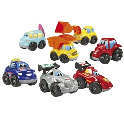 Image de Coffret 7 Véhicules Ecoiffier Fast Car