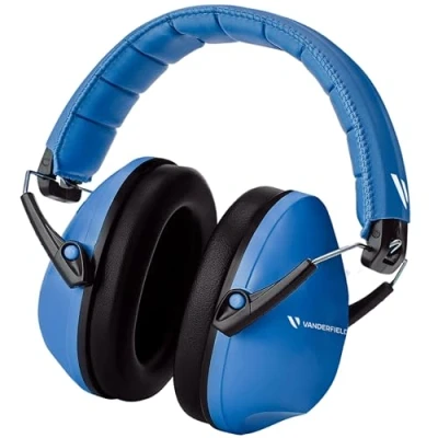 Afbeelding van Gehoorbescherming Kind Gehoorbeschermers Oorkappen Kinderen 27dB 3 16 jaar Blauw V Zilla