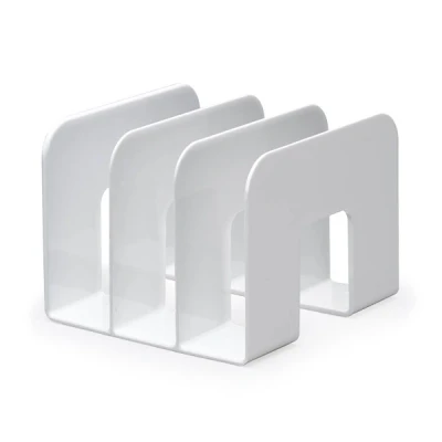 Image de DURABLE Porte revues TREND, plastique,3 compartiments, blanc