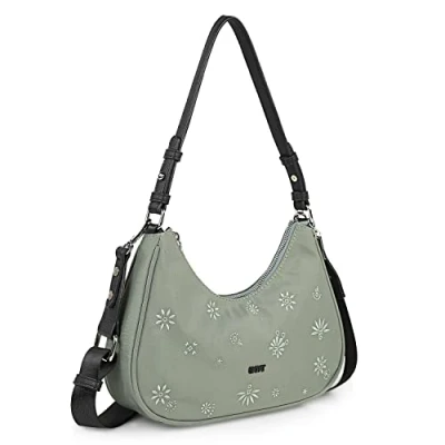 Afbeelding van SKPAT Schoudertas voor dames Kleine damestas 314379, Kaki, Khaki (stad)