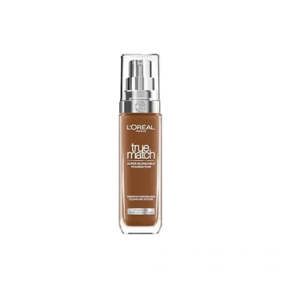 Image de L’Oréal Paris Fond de teint True Match 10D/W à couvrance naturelle avec acide hyaluronique et SPF 16 30 ml Vegan