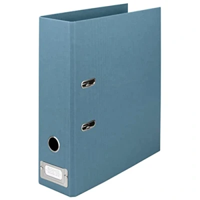 Afbeelding van Rössler 1317452158 S.O.H.O. map met hefboommechanisme, DIN A4, rugbreedte 8cm, denim