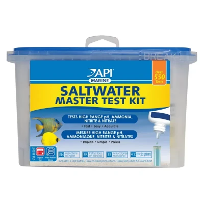 Afbeelding van API Saltwater Liquid Master Test Kit Zoutwater Opstart Testset