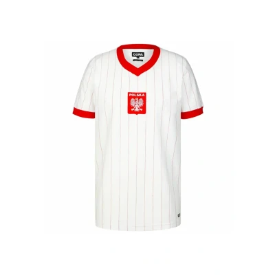 Afbeelding van COPA Polen Retro Tshirt print, Heren, Maat: Large, White