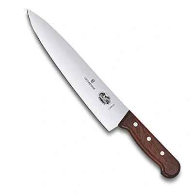 Afbeelding van Victorinox, 5.2000.25G, hout, tranchiermesser, extra scherpe schijf, met rechte gesp, edlem houten klauw, bruin, gemaakt in Zwitserland,