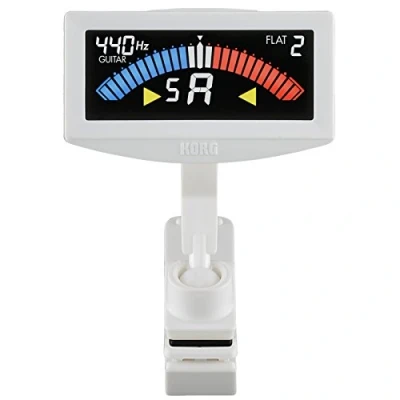 Afbeelding van Korg PitchCrow G White clip on stemapparaat