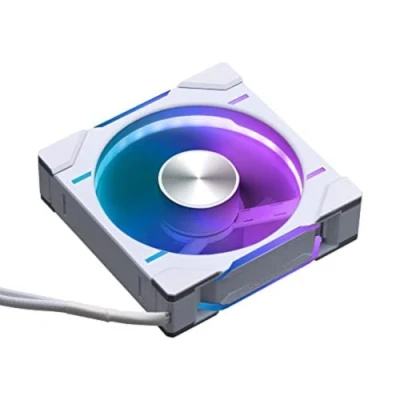 Afbeelding van Phanteks D30 PWM Reverse Airflow D RGB PC ventilator Wit (b x h d) 120 30 mm
