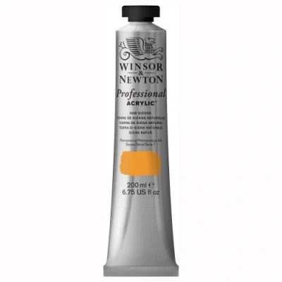 Afbeelding van Winsor &amp; Newton Professionele acryl tube 200 ml 552 Siena Aarde Natuur