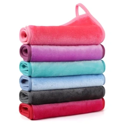 Afbeelding van Nineigh Set van 6 herbruikbare en wasbare microvezel washandjes voor alle huidtypes (20 x 40 cm, meerkleurig)