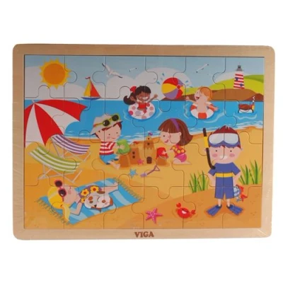 Image de Viga Toys puzzle Four Seasonsété 24 pièces