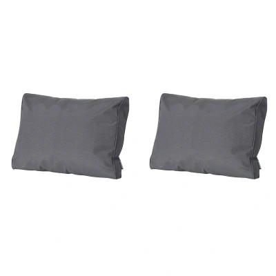 Afbeelding van Madison Lounge rug soft 60x40 Outdoor panama grey 2 stuks