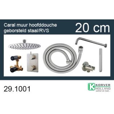 Afbeelding van Wiesbaden one pack inbouwthermostaatset rond type 202 GS (20cm)