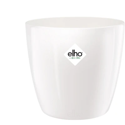 Afbeelding van Bloempot Brussels diamond rond 20 cm wit elho