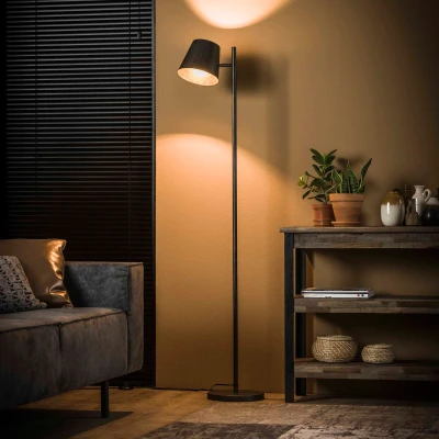 Afbeelding van Vloerlamp Industrieel 1 Lamp Verstelbare Metalen kap
