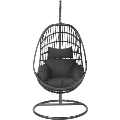 Afbeelding van Lesli Living Hangstoel Sturdy Black