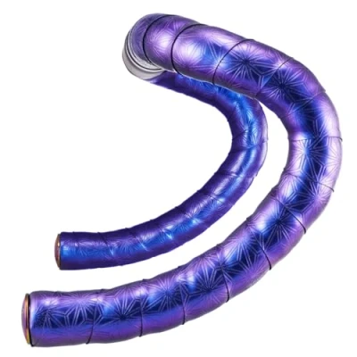 Afbeelding van Supacaz Super sticky kush bling stuurlint oil slick inclusief aluminium stuurplug