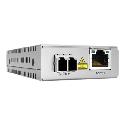 Image de Allied Telesis AT MMC2000LX/LC Convertisseur de média à fibre optique GigE 1000Base LX X RJ 45 / mode unique LC jusqu&#039;à 10 km 1310 nm Conformité TAA