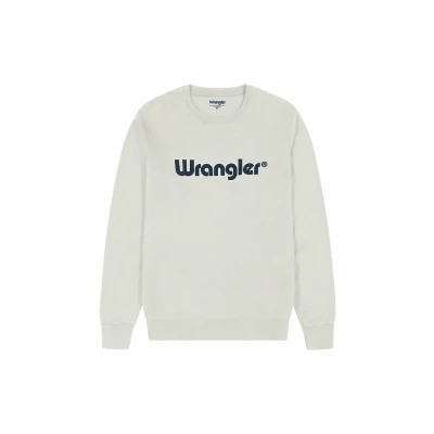 Afbeelding van Wrangler LOGO CREW Sweater, Heren, Maat: XL, Navy