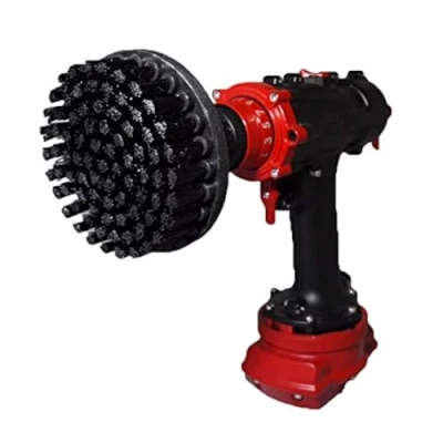 Afbeelding van Premium Boorborstel. Ultra Stiff, zwart, 13 cm. Professionele zelfreiniger. Schraapt geen oppervlakken. Geschikt voor het reinigen van roosters, stenen, bakstenen en buitentegels