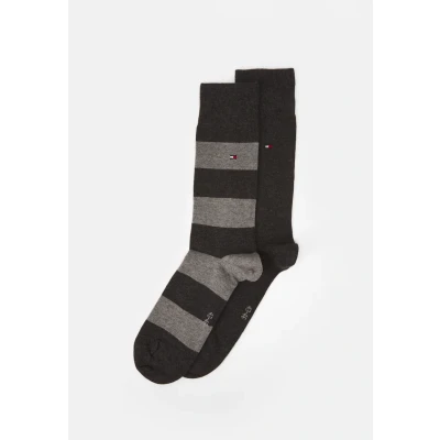 Afbeelding van Tommy hilfiger kousen voor heren grijs maat 43 46