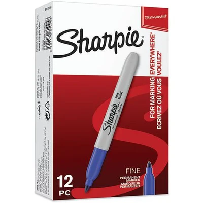 Afbeelding van Viltstift Sharpie Fine rond blauw 1 2mm