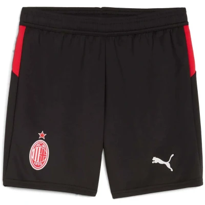 Afbeelding van AC Milan 25/26 short, Zwart/Rood, Maat 5 6Y PUMA