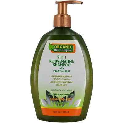 Afbeelding van Organic Hair Energizer 5 in 1 Rejuvenating Shampoo (13oz/385ml)