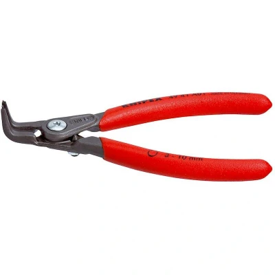 Image de KNIPEX 49 41 A01 pince à circlips de précision pour bagues extérieures d&#039;arbres avec revêtement plastique antidérapant gris atra