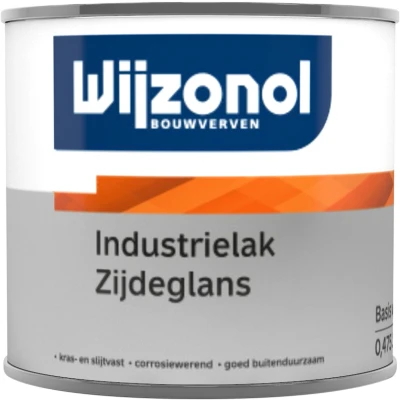 Afbeelding van Wijzonol Industrielak Zijdeglans 0,5 liter Kunststof &amp; metaal verf