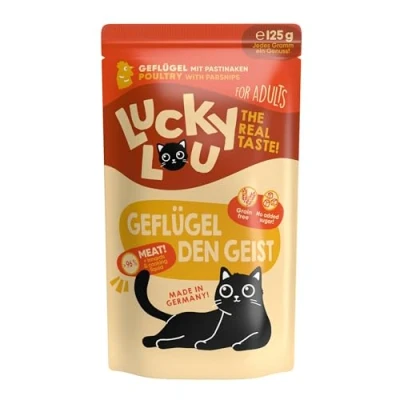 Afbeelding van 48x 125g Lucky Lou Adult Gevogelte Kattenvoer nat