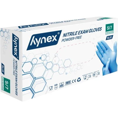 Afbeelding van Handschoen Hynex S nitril 100 stuks blauw